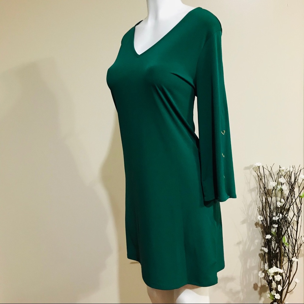 MICHAEL Michael Kors Green Midi Dress